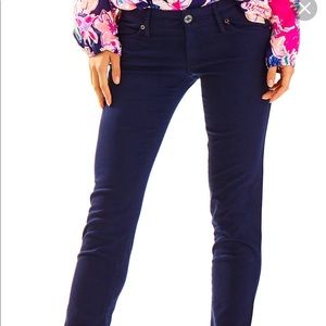 Midnight Navy worth skinny Lilly Pulitzer pants